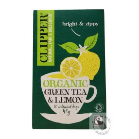 Clipper Green&Lemon Zöld tea citrommal 20 filter 40g
