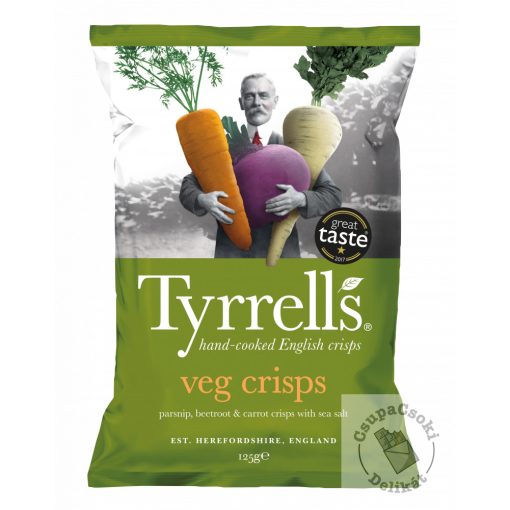 Tyrrell's Vegyes zöldségchips 125g