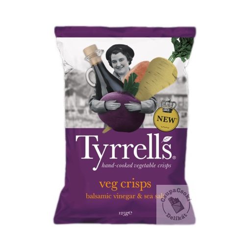 Tyrrell's Vegyes zöldségchips balzsamecettel 125g