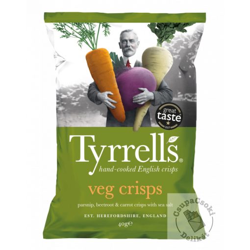 Tyrrell's Vegyes zöldségchips 40g