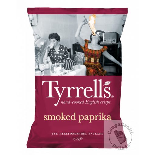 Tyrrell's Smoked Paprika Burgonyachips füstös paprikával 150g