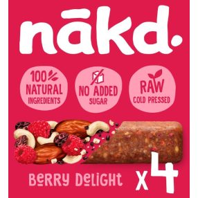  Nakd Berry Delight Datolya szelet málnával (4x35g) 140g