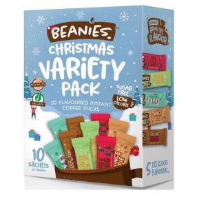   Beanies Variety Christmas Ízesített instant kávé válogatás 10x2g