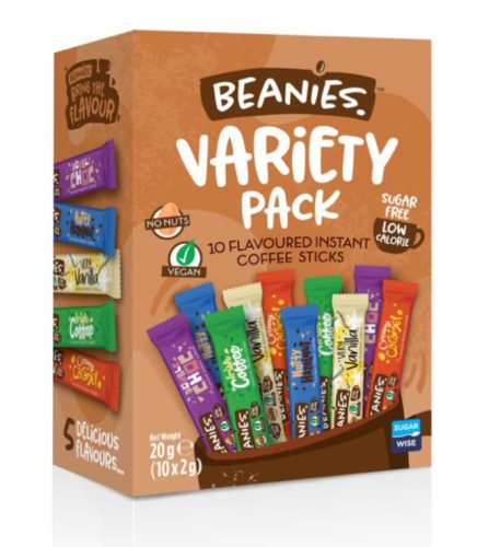 Beanies Variety Ízesített instant kávé válogatás 10x2g