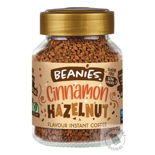 Beanies Cinnamon Hazelnut Fahéj-mogyoró ízesítésű azonnal oldódó kávé 50g