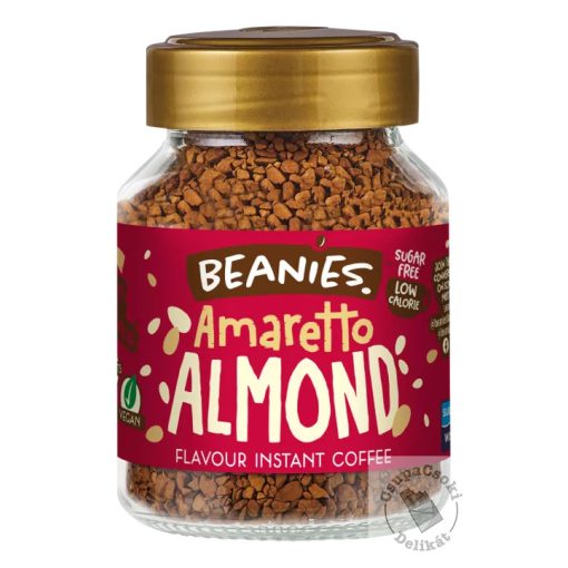 Beanies Amaretto Almond Mandulás ízesítésű azonnal oldódó kávé 50g