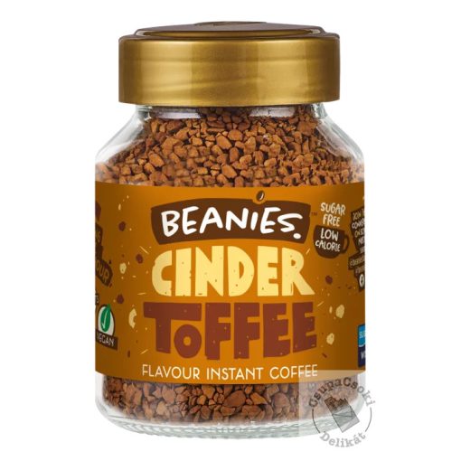 Beanies Cinder Toffee Karamell ízesítésű  azonnal oldódó kávé 50g