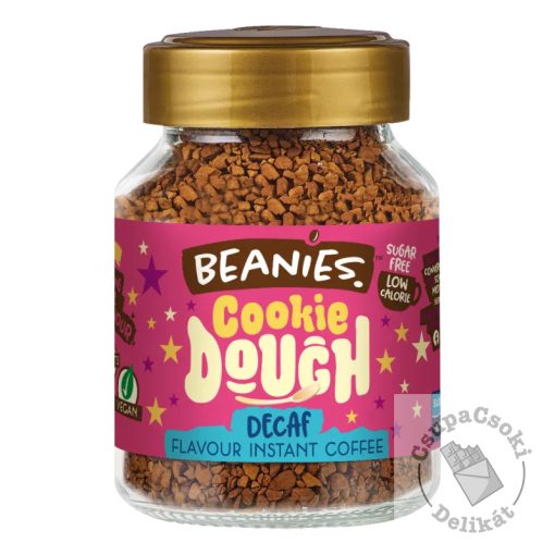 Beanies Koffeinmentes Cookie Dough Csokis süti ízesítésű azonnal oldódó kávé 50g