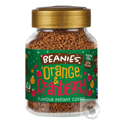 Beanies Orange&Cranberry ízesített instant kávé 50g