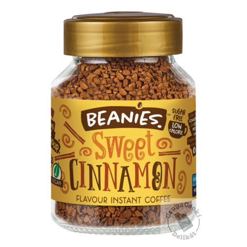 Beanies Sweet Cinnamon Fahéj ízesítésű azonnal oldódó kávé 50g