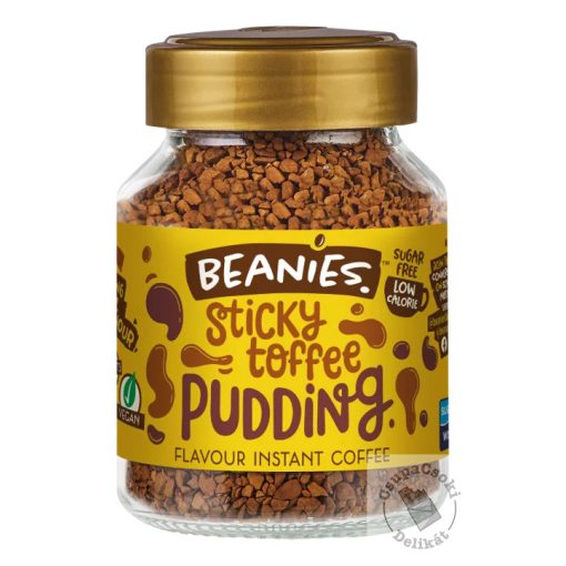 Beanies Sticky Toffee Pudding Ízesített instant kávé 50g