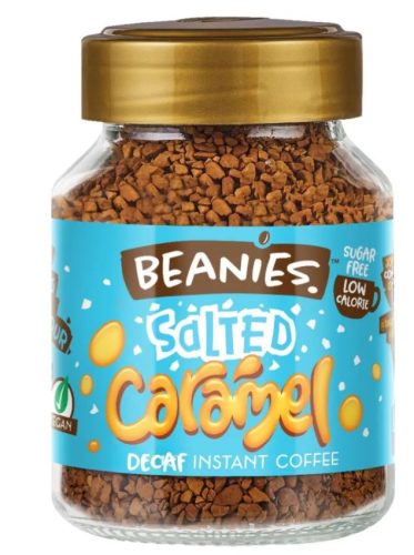 Beanies Koffeinmentes Salted Caramel Sós-karamella ízesítésű, azonnal oldódó kávé 50g