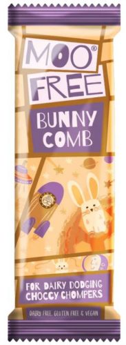 Moo Free BunnyComb Tejmentes csokoládé törökmézzel 20g