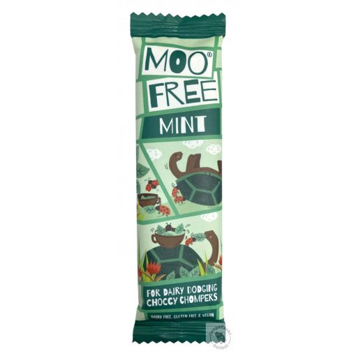 Moo Free Mint Mentás tejmentes csokoládé 20g