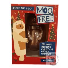 Moo Free Oscar the Bear Tejcsokis tejmentes csokifigura 80g
