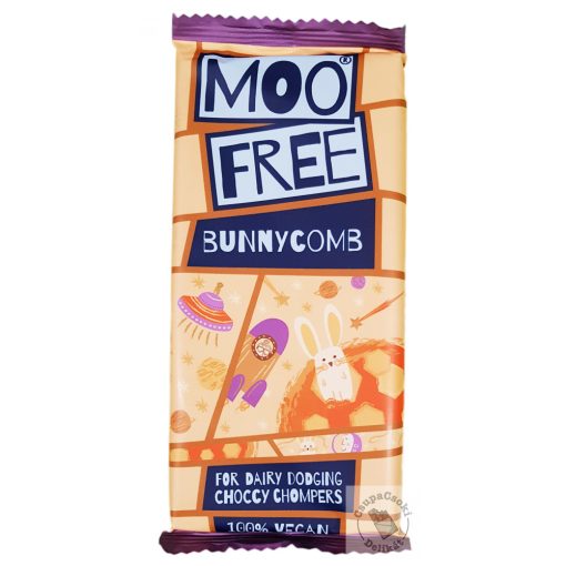 Moo Free BunnyComb Tejmentes csokoládé törökmézzel 80g