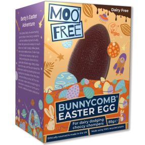   Moo Free Bunnycomb Easter Egg Tejmentes csokoládé tojás 85g