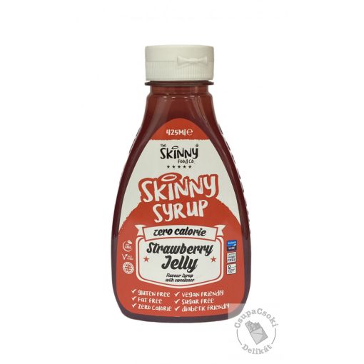 Skinny Strawberry Jelly Eperzselé ízű szirup, cukormentes 425ml