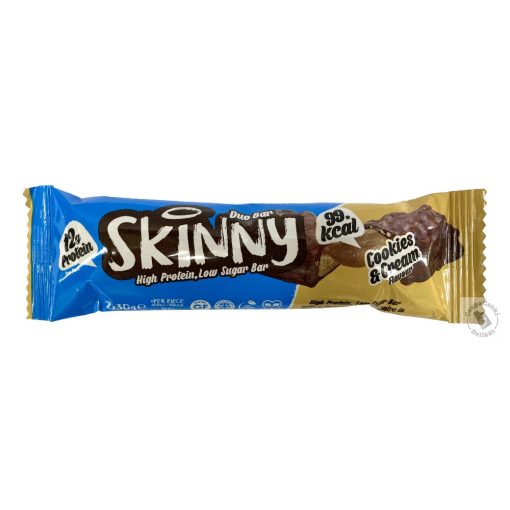 Skinny Duo Bar Cookies&Cream Protein szelet, cukormentes 60g