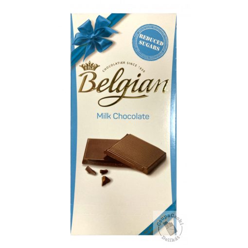 Belgian Milk No Sugar tejcsokoládé 100g