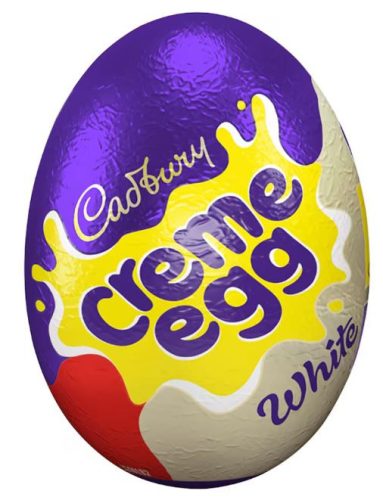 Cadbury Creme Egg White Fondant krémmel töltött fehércsoki tojás 40g