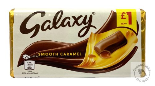 Galaxy Smooth Caramel tejcsokoládé karamellel 135g