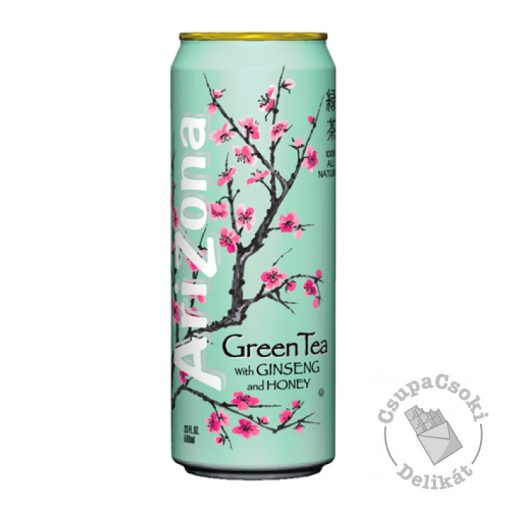 AriZona Green Tea with Ginseng&Honey Jeges  zöld tea ginsenggel és mézzel 680ml