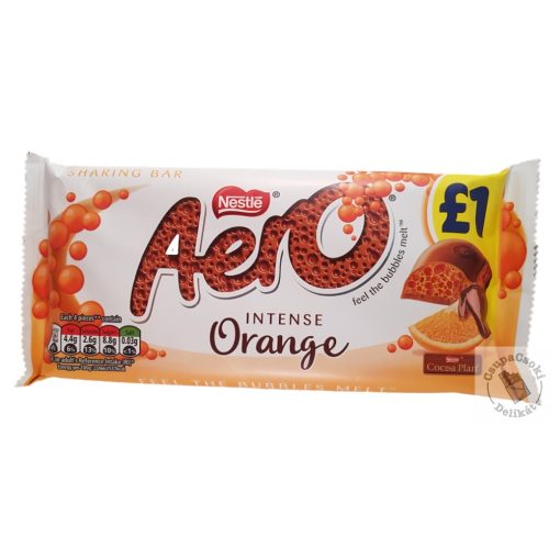 Nestlé Aero Orange Buborékos narancsos tejcsokoládé 90g