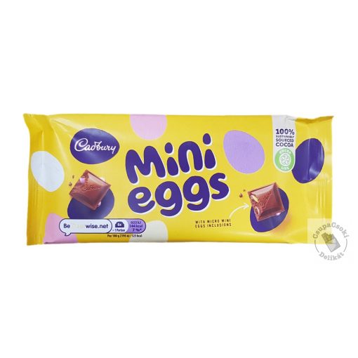 Cadbury Mini Eggs Tejcsokoládé színes drazséval 110g