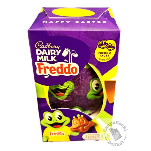 Cadbury Freddo Faces Egg Tejcsokoládé tojás ajándékdobozban 96g