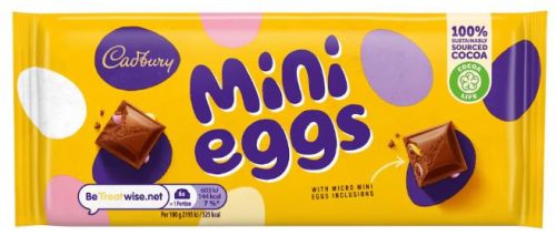 Cadbury Mini Eggs Tejcsokoládé színes drazséval 110g