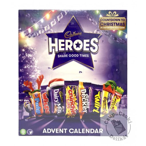 Cadbury Heroes Adventi naptár 230g