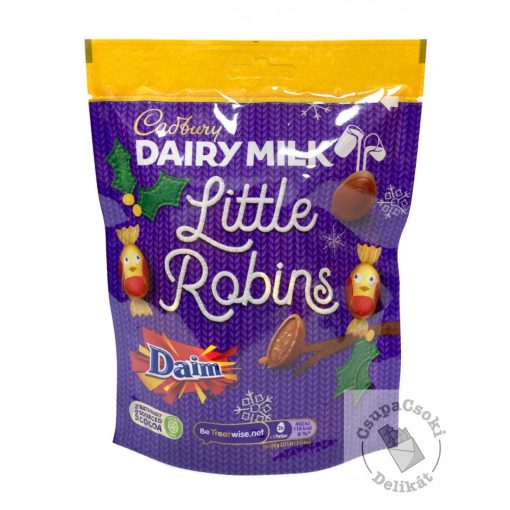 Cadbury Little Robins Daim Tejcsokoládé tojások mandula-karamell töltelékkel 77g