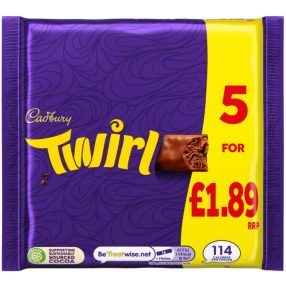 Cadbury Twirl Tejcsokoládé szelet 5db-os 5x21,5g (107,5g)