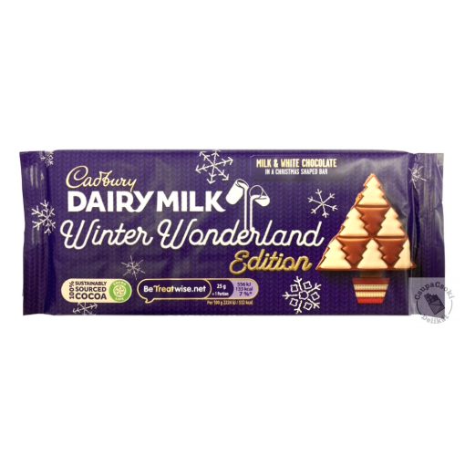Cadbury Winter Wonderland Edition Tej- és fehércsokoládé 100g