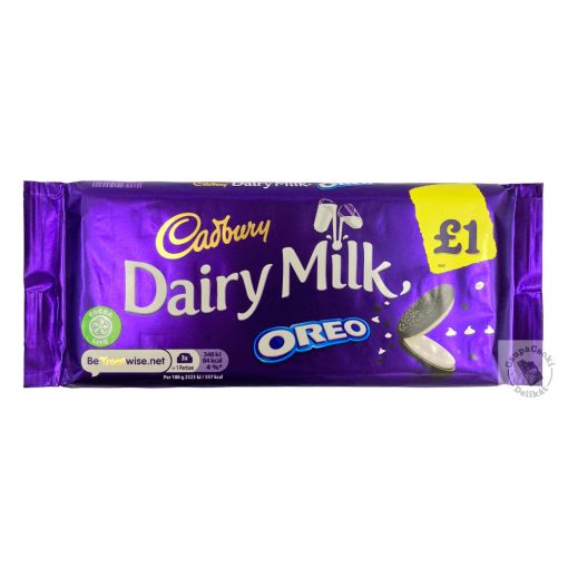 Cadbury Oreo Tejcsokoládé Oreo kekszes töltelékkel 120g