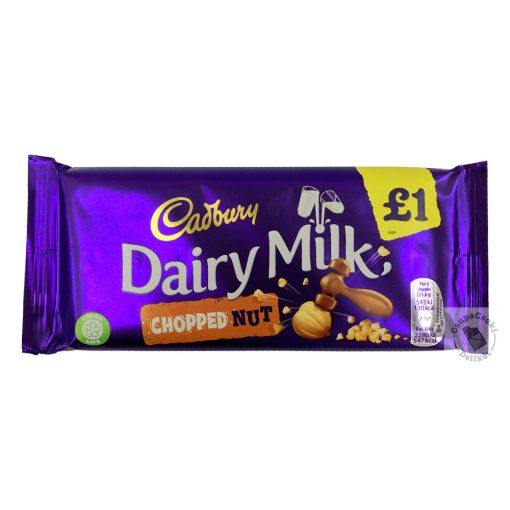 Cadbury Chopped Nut Tejcsokoládé tört mogyoróval 95g