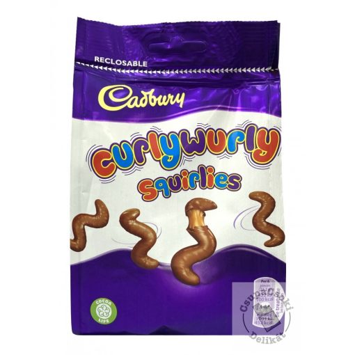 Cadbury CurlyWurly Tejcsokoládé karamellel töltve 95g