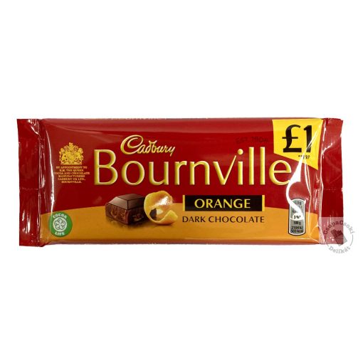 Cadbury Bournville Étcsokoládé naranccsal 100g