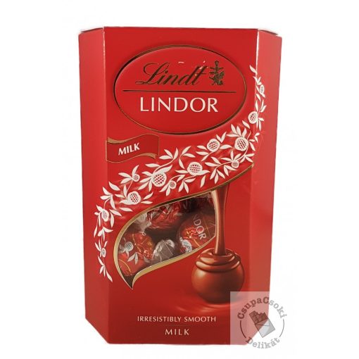 Lindt Lindor Milk Tejcsokoládé golyók díszdobozban 200g