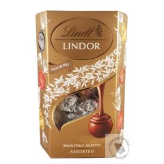   Lindt Lindor Assorted Csokoládégolyó válogatás díszdobozban 200g