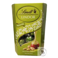   Lindt Lindor Pistachio Tejcsokoládé golyók pisztáciás krémmel töltve 200g