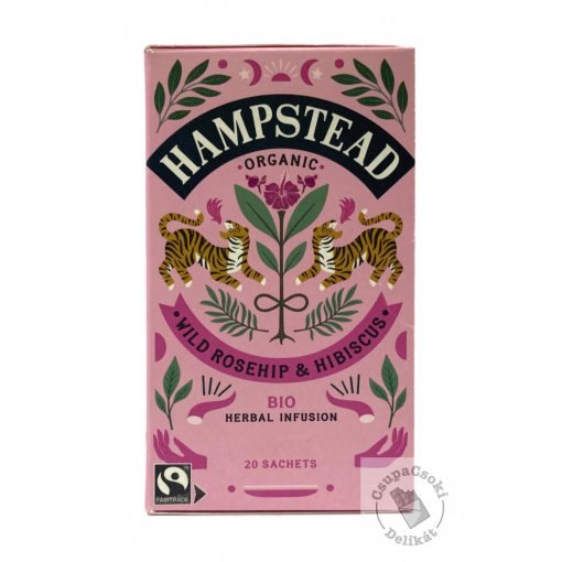 Hampstead Rosehip&Hibiscus gyümölcstea 20 filter, 30g