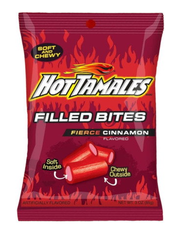 Hot Tamales Fierce Cinnamon Filled Bites 85g