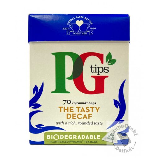 PG Tips Decaf koffeinmentes Fekete tea, 70 filter, 203g