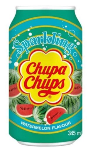 Chupa Chups Watermelon ízesítésű szénsavas üdítő 345ml