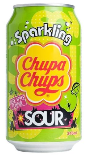 Chupa Chups Sour Green Apple szénsavas üdítő 345ml