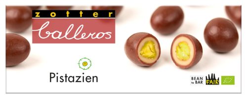 Zotter Balleros Pistachios Drazsé VEGAN 100g