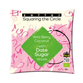 Zotter STC Wild Berry Coconut with Date Sugar VEGAN 70g