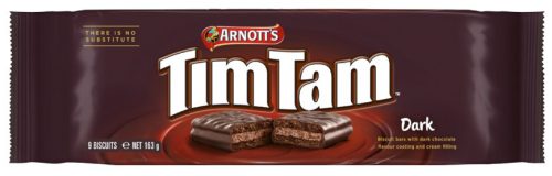 Tim Tam Dark Étcsokoládés keksz 163g